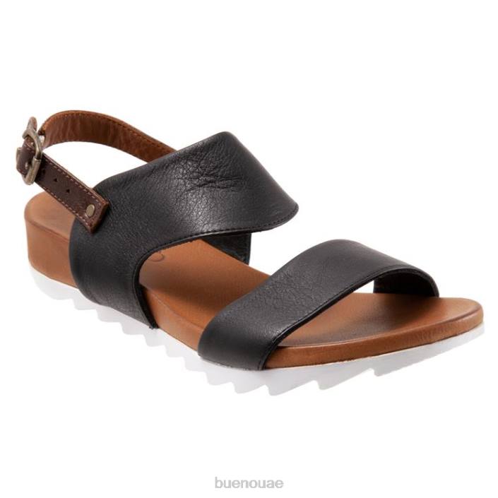 نحيف فارا أسود Bueno Footwear NJFP350 صنادل