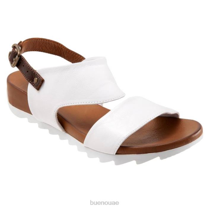 نحيف فارا أبيض Bueno Footwear NJFP351 صنادل