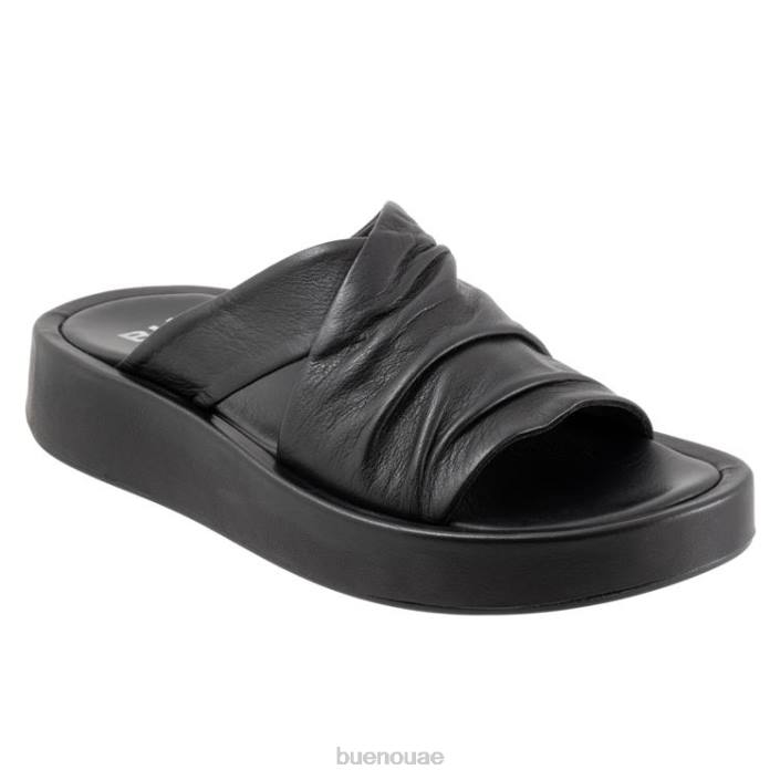 نحيف هاربر أسود Bueno Footwear NJFP358 صنادل
