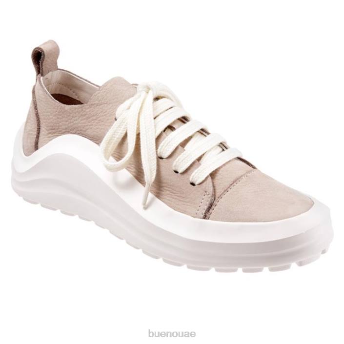 نحيف شائعة nubuck رمادي فاتح Bueno Footwear NJFP403 أحذية رياضية