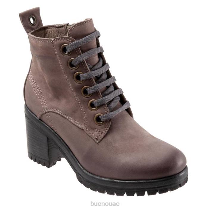 نحيف فيليكس nubuck الرمادي Bueno Footwear NJFP41 أحذية