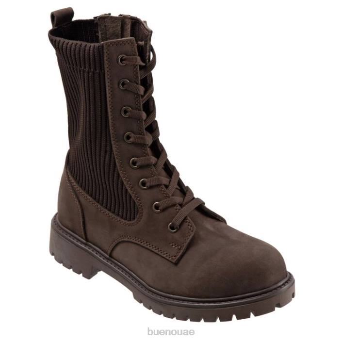 نحيف ستيلا nubuck البني Bueno Footwear NJFP63 أحذية