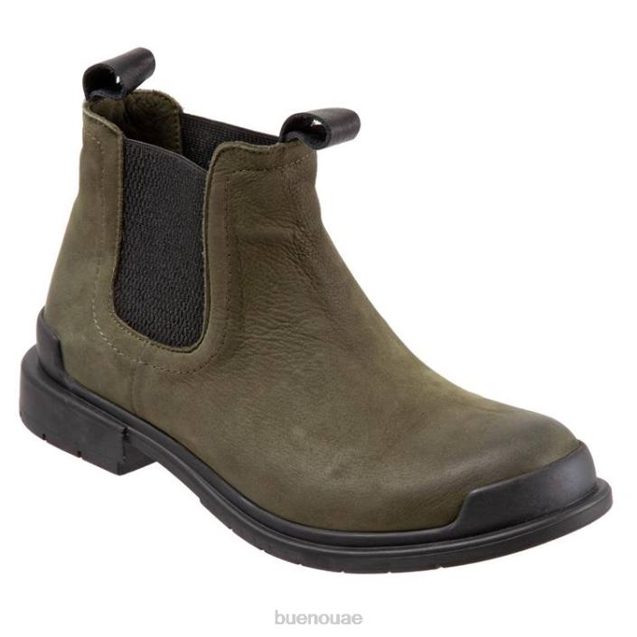 نحيف سهل الكاكي nubuck Bueno Footwear NJFP72 أحذية